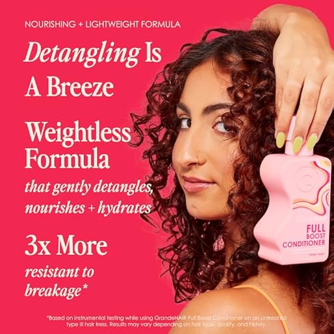 Grande Cosmetics CONDITIONER FOR WOMEN, CLEANSES, EXFOLIATES & REDUCES FALLOUT FOR FULLER LOOKING HAIR, SULFATE-FREE - Image 3